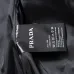 Prada Hooded Windbreaker Jacket Men Casual Zip‑Up Outerwear, Black, Navy Blue #B67984