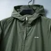 Prada Hooded Zip‑Up Windbreaker Jacket Men Casual Outerwear, Black, Navy Blue, Army Green #B67987