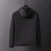 Prada Hooded Zip‑Up Windbreaker Jacket Men Casual Outerwear, Black, Navy Blue, Army Green #B67987
