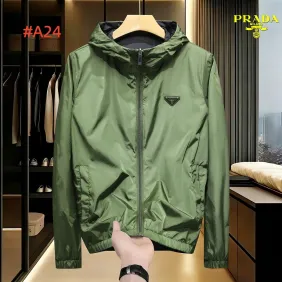 Prada Men’s Reversible Hooded Windbreaker #B67688