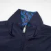 Prada Reversible Floral Print Stand Collar Jacket, Navy, Blue Floral #B68846