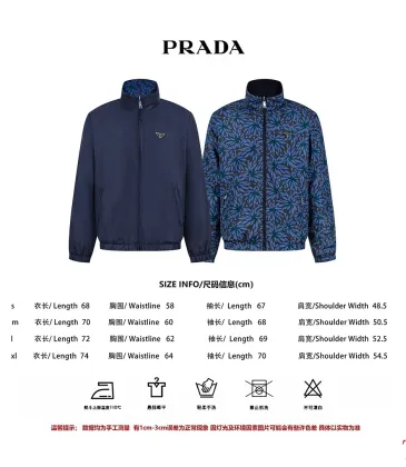 Prada Reversible Floral Print Stand Collar Jacket, Navy, Blue Floral #B68846 Prada Reversible Floral Print Stand Collar Jacket, Navy, Blue Floral #B68846