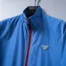 Prada Stand‑Collar Zip‑Up Jacket Men Casual Windproof Outerwear, Black, Bright Blue, Dark Gray #B67988