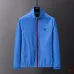 Prada Stand‑Collar Zip‑Up Jacket Men Casual Windproof Outerwear, Black, Bright Blue, Dark Gray #B67988