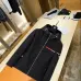 Prada Triangle Logo Red‑Tag Hooded Full‑Zip Windbreaker Jacket, Black #B68274