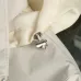 Prada Triangle Logo Full‑Zip Stand Collar Jacket, Cream #B68268