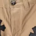 Chrome Hearts Checkered Cross Patch Denim Straight Pants, Khaki #B68038