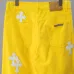 Chrome Hearts Cross Patch Straight Denim Jeans, Yellow #B68036