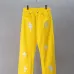 Chrome Hearts Cross Patch Straight Denim Jeans, Yellow #B68036