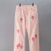 Chrome Hearts Cross Patch Straight‑Leg Denim Pants, Pink #B68037