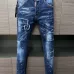 DSQ2 Men's Denim Jeans  Distressed Patchwork Style with Paint Splatter for Fashion   Forward Males #A54910