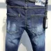 DSQ2 Men's Denim Jeans Edgy Distressed Design with Paint Splatter and Zipper Detail for Fashion Rebels #A54905
