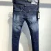 DSQ2 Men's Denim Jeans Edgy Distressed Design with Paint Splatter and Zipper Detail for Fashion Rebels #A54905