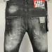 DSQ2 Men's Denim Jeans Edgy Distressed Design with Paint Splatter and Zipper Detail for Fashion Rebels #A54909
