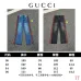 Gucci 2026 New Side Stripe Couple Loose Washed Denim Jeans #B67472