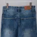 Gucci Side Web Stripe Vintage Wash Straight Leg Denim Jeans, Blue #B67637