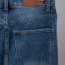 Gucci Side Web Stripe Vintage Wash Straight Leg Denim Jeans, Blue #B67637