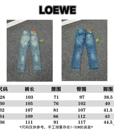 Loewe SS26 Fall Pocket Embroidery Logo YKK Zipper Jeans #B67473