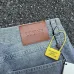 Loewe SS26 Runway Embroidered Logo Print Denim Shorts #B67476