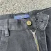 Louis Vuitton SS26 Runway Logo Embroidered Denim Shorts #B67474