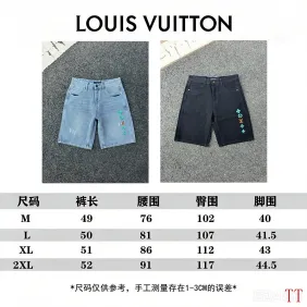 Brand L SS26 Runway Logo Embroidered Denim Shorts #B67475