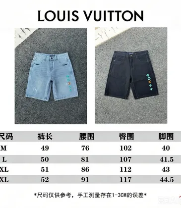 Brand L SS26 Runway Logo Embroidered Denim Shorts #B67475
