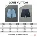 Louis Vuitton SS26 Runway Logo Embroidered Denim Shorts #B67475