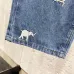LV x Pharrell Animal Landscape Logo Embroidered Straight‑Leg Jeans #B67466