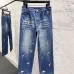 LV x Pharrell Animal Landscape Logo Embroidered Straight‑Leg Jeans #B67466