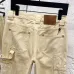 Louis Vuitton Cream Straight‑Fit Cotton Denim Cargo Pants #B67449