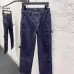 Louis Vuitton Dark Indigo Straight‑Fit Cotton Cargo Denim Pants #B67450