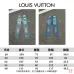 Louis Vuitton SS26 Fall Pocket Art Print Logo YKK Zipper Jeans #B67468
