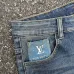 Louis Vuitton SS26 Fall Pocket Art Print Logo YKK Zipper Jeans #B67468