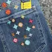 Louis Vuitton SS26 Fall Pocket Art Print Logo YKK Zipper Jeans #B67469