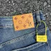 Louis Vuitton SS26 Fall Pocket Art Print Logo YKK Zipper Jeans #B67470