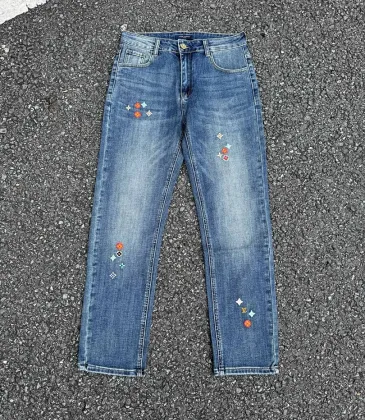 Brand L SS26 Fall Pocket Art Print Logo YKK Zipper Jeans #B67470