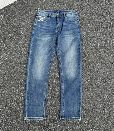 Brand L SS26 Fall Pocket Art Print Logo YKK Zipper Jeans #B67471