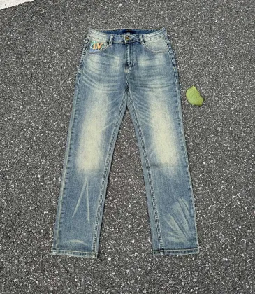 Brand L SS26 Fall Pocket Print Logo YKK Zipper Jeans #B67467
