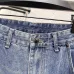 Louis Vuitton Solid Straight‑Leg Cotton Denim Pants #B67465