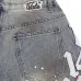 VA Heavy‑Weight Embroidered Washed Denim Jort Shorts #B67491
