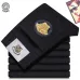 Versace Men's Black Embroidered Medusa Logo Slim Fit Denim Jeans #B67414