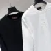 Gucci Patch‑Embroidered Long‑Sleeve T‑Shirt, Black, White #B68004