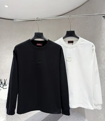  Patch‑Embroidered Long‑Sleeve T‑Shirt, Black, White #B68004