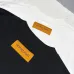 Louis Vuitton 320G Heavy‑Cotton Long‑Sleeve T‑Shirt 3D Embossed Logo Men Top, Black, White #B67990