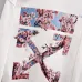 Off-White Cherry Blossom Arrow Sweatshirt Men Floral Graphic Crew Neck Streetwear Pullover #B67226