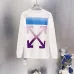 Off-White Gradient Cross Arrow Long Sleeve Tee Men Blue Purple Graphic Crew Neck Streetwear T-Shirt #B67225