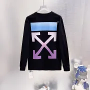 Off-White Gradient Cross Arrow Long Sleeve Tee Men Blue Purple Graphic Crew Neck Streetwear T-Shirt #B67225