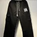 Amiri Logo Cargo Sweat Pants, Gray, Black, Camo #B68045