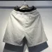 Amiri Script Letter Sweat Shorts Men Camo Lining Elastic Waist Streetwear Casual Shorts #B67223