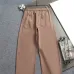 Louis Vuitton 3D Monogram Embroidered Wide‑Leg Sweatpants #B67429